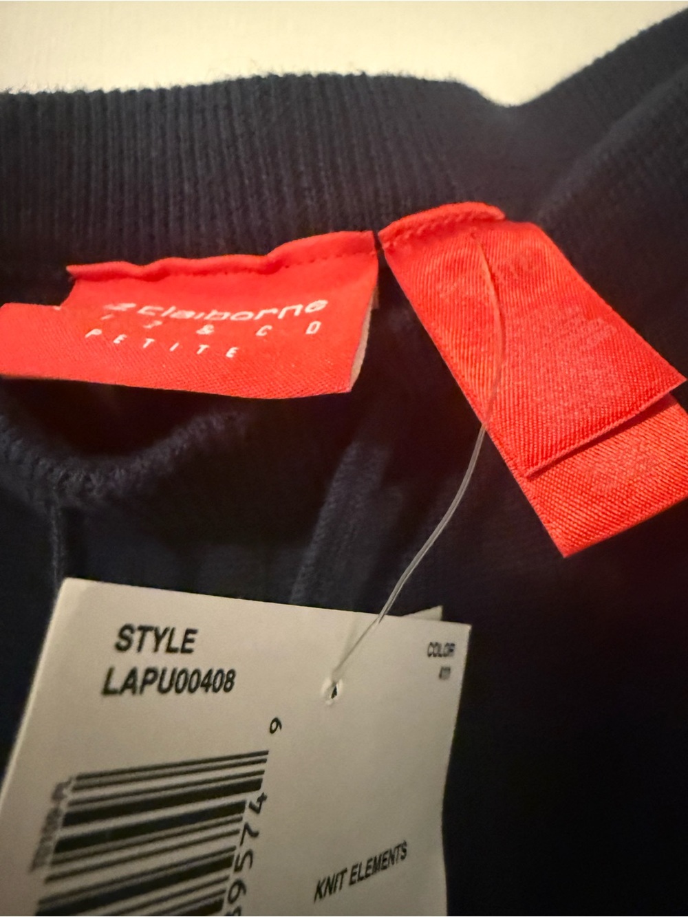NWT Liz Claiborne- LizSport Cotton Knit Pants - PL - Picture 5 of 7